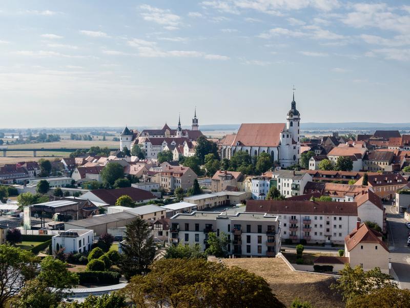 20220809 0007 Torgau Altstadt von oben 20220809 0007 Torgau Altstadt von oben